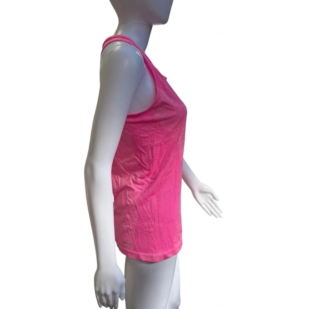 Nike Women’s Pink Dri-Fit Running Racerback Tank Size Medium EUC